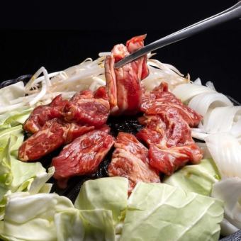 {Saturdays and Sundays 5pm non-smoking seats} I want to try both! Genghis Khan and lamb shabu-shabu course 5000 yen