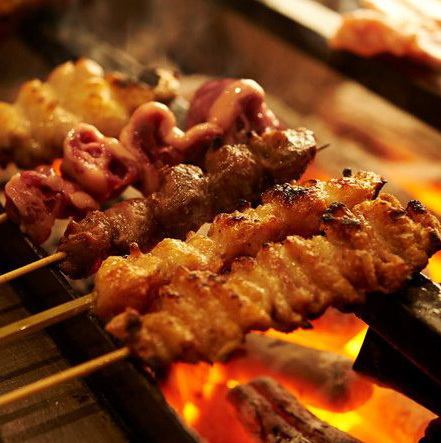 [Traditional taste] All-you-can-eat yakitori course with 3 hours of all-you-can-drink, all-you-can-eat carefully selected Hyuga chicken 3,980 yen → 2,980 yen