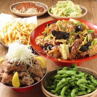 From February 1st [Available on the day!!] [Draft beer included] Large portion course: 6 dishes, 120 minutes of all-you-can-drink, 3,500 yen (tax included)