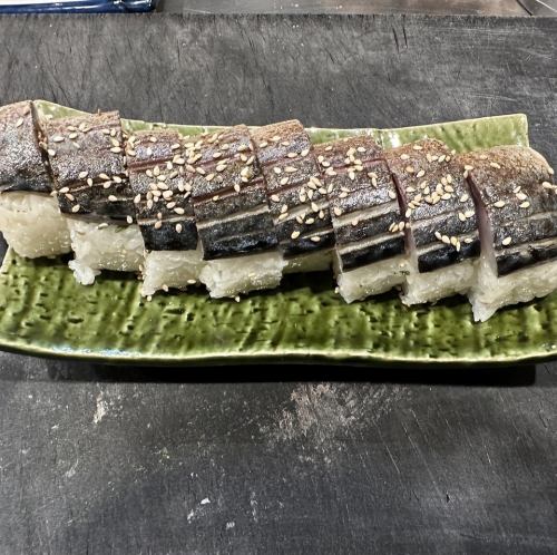 自家製しめさばの棒寿司