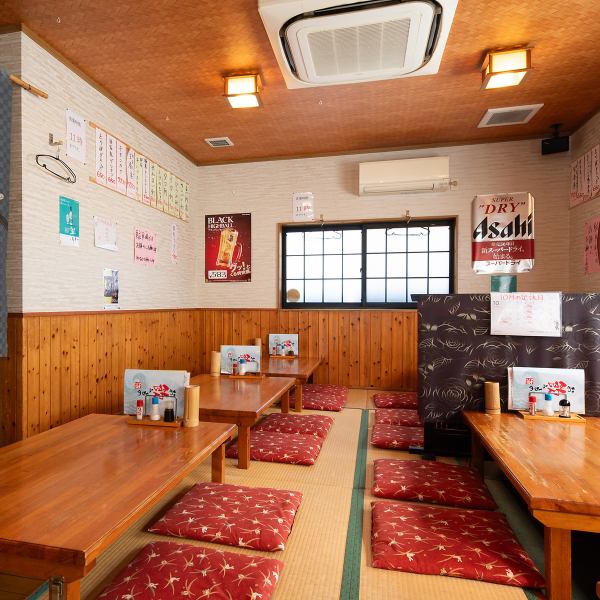 ≪Number of seats in the store≫ Counter seats are welcome for solo customers, and are recommended for a quick drink after work or a meal with friends! The tatami rooms and sunken kotatsu can be connected together, so we can accommodate a variety of banquets. You can use it for♪