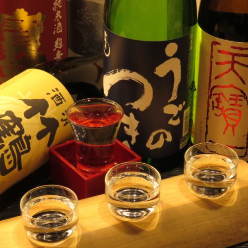 We prepare discerning famous sake