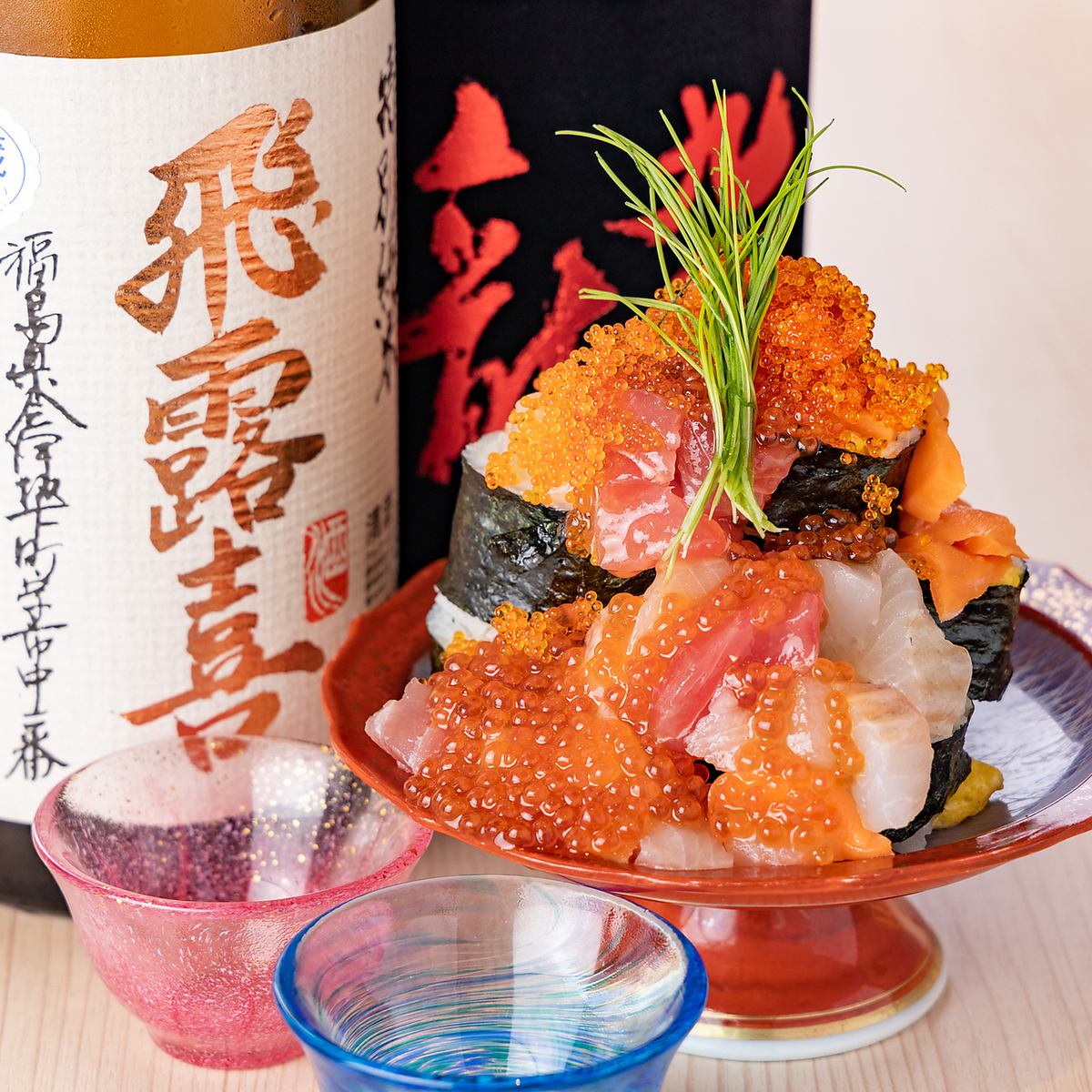 Public sushi bar Opens at 4:00 pm! All-you-can-drink a la carte for 1,000 yen♪ Orders up to 2 pieces of sushi OK