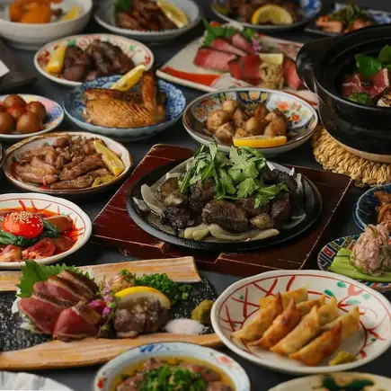 【カウンター限定】飲み放題付き◇お料理おまかせ8品+土鍋・デザート 5000円