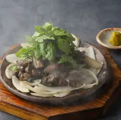 極み炭火焼き(自家製柚子胡椒、香草バター、バジルレモン)