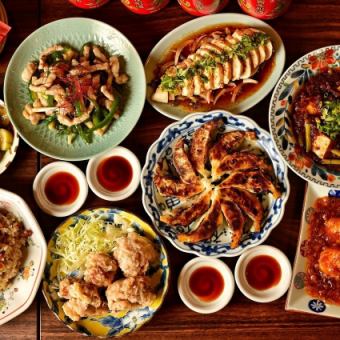 【2時間飲み放題＋全8品】名物クルゥ麻婆島豆腐を含む　クルゥ満足コース