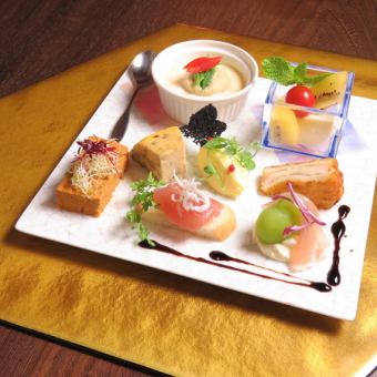 Issimo experience first party course ☆ 4 dishes, 10 dishes + 2 hours all-you-can-drink 5,500 yen (tax included)