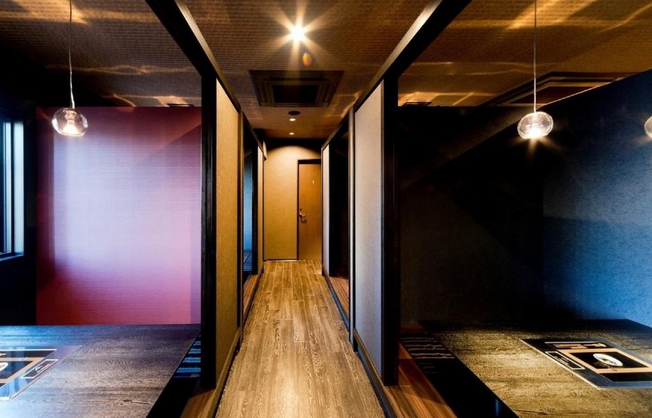 全席完全個室掘りごたつ!居心地も雰囲気も◎