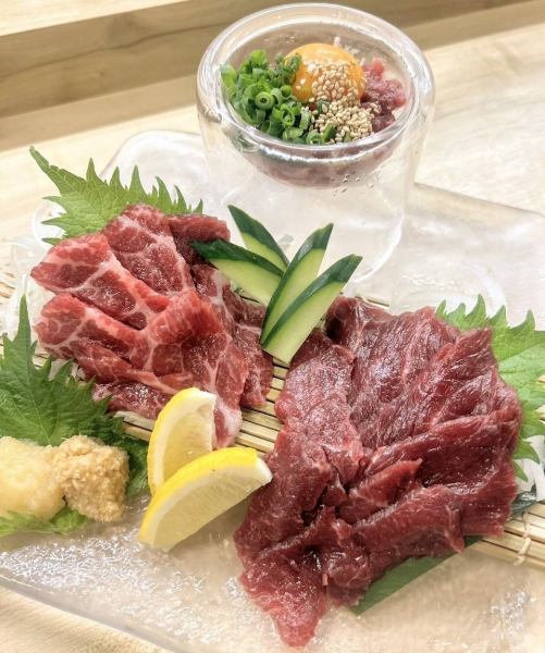 熊本直送の馬刺し