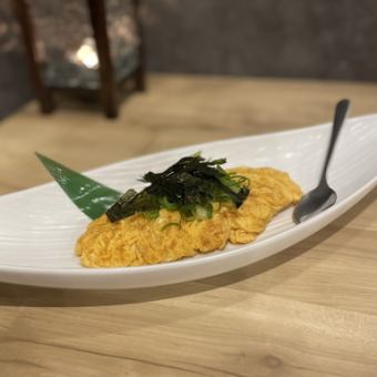 鶏肉たっぷり親子丼風卵焼き