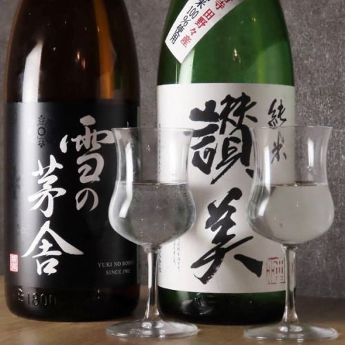 日本酒も多数取り揃え
