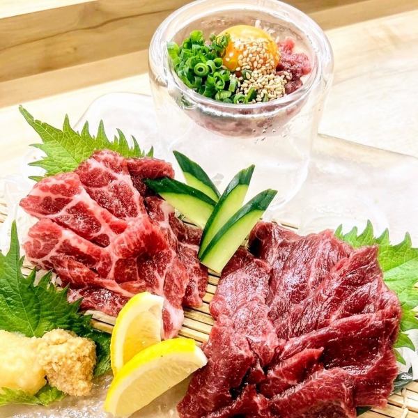 熊本直送の馬刺し