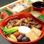 黒毛和牛すき焼き重御膳