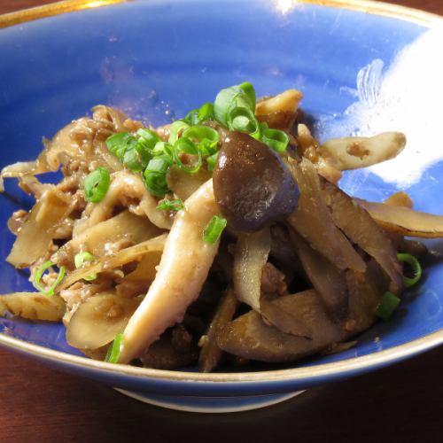 和牛とごぼうのしぐれ煮