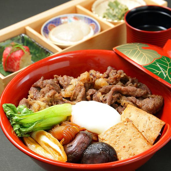 黒毛和牛すき焼き重御膳
