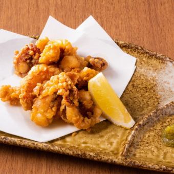 Deep-fried true octopus