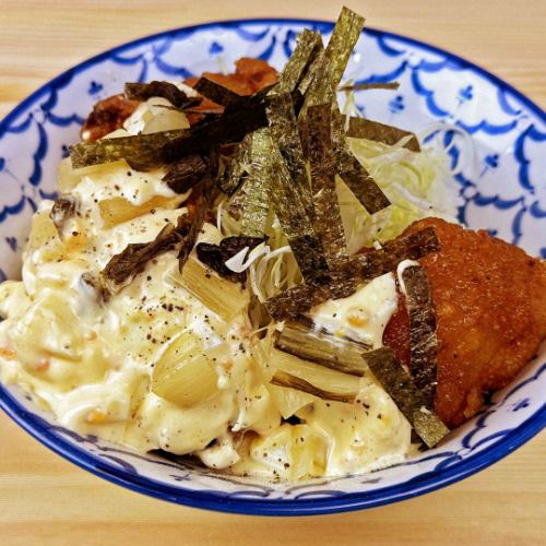 Chicken Nanban Donburi with Shakushina