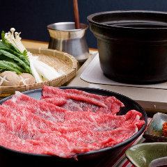 ≪Shabu-shabu≫ Top-quality Mita beef/shabu-shabu course 8,580 yen (tax included)