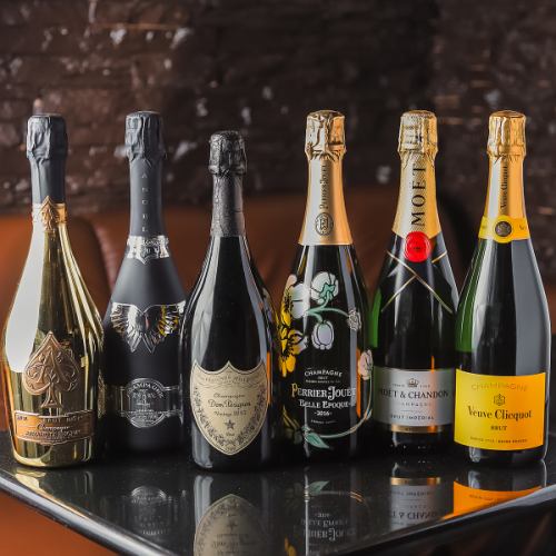 幅広い価格帯のシャンパン