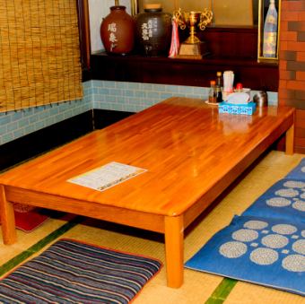 The tatami room where you can relax while slowly extending your legs can enjoy meals without hesitation ♪ Recommended for banquets etc ♪ We can accommodate up to 15 people.It is possible to consult up to 40 people in the whole shop ♪