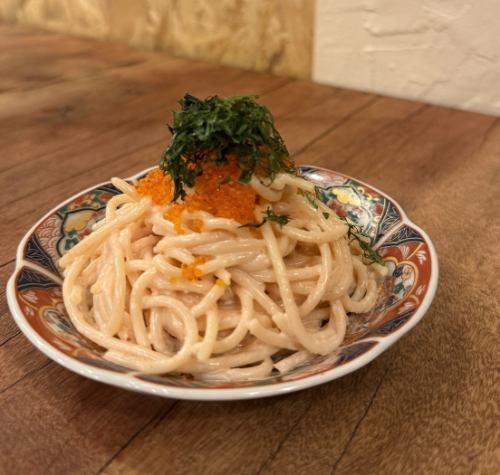 明太子ととびこのスパサラ