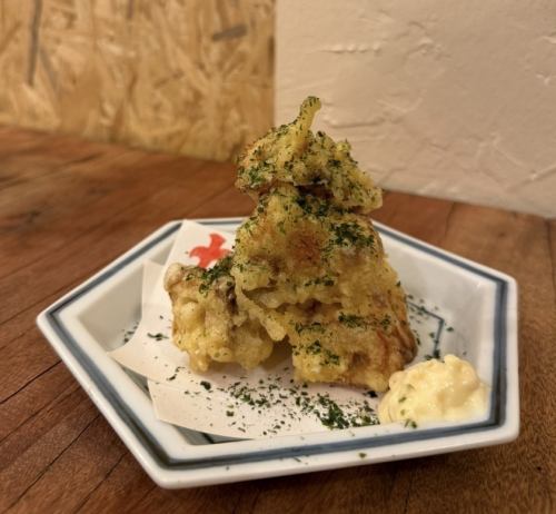 ちくわの磯部揚げ燻製マヨ添え