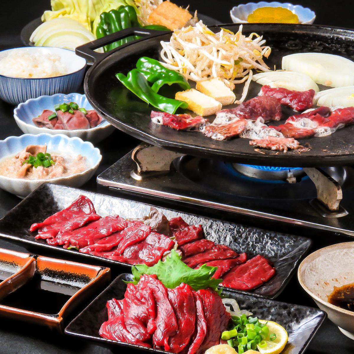 【旨い馬刺しと、宴会コース】純国産馬刺しと馬焼肉の店 馬藤 。