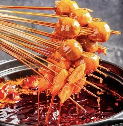 選べる好きな串おひとり様20本＆本格四川料理4品&飲み放題2時間　4980円(税込)