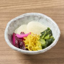 お漬物三種もり