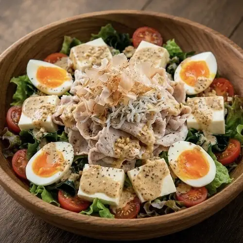 胡麻ドレッシングサラダ