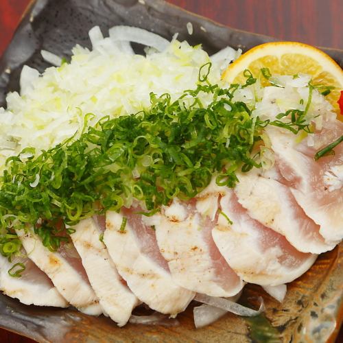 Seared Miyazaki chicken, green onion bukkake