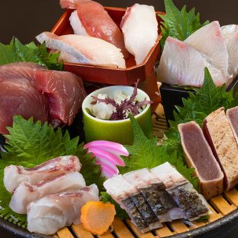 Hyuganada fresh fish bowl platter (for 3 people)