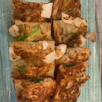 シーフードチヂミ