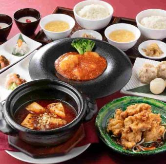 【ランチ限定】シェアランチコース お料理のみ 3,000円《大皿提供》