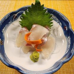 Various sashimi of the day