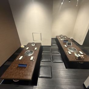 隣の席を気にせず【もみ込み】焼肉を、お楽しみ頂けます。