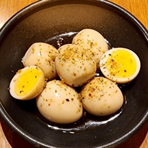 スパイシーうずらの味玉子