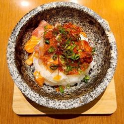 石焼き海鮮キムチご飯