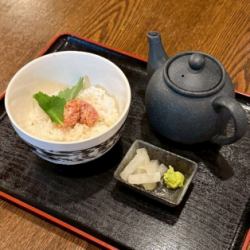 明太子のだし茶漬け