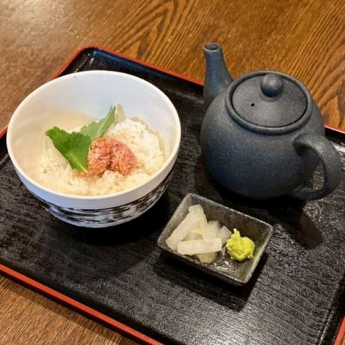 明太子のだし茶漬け