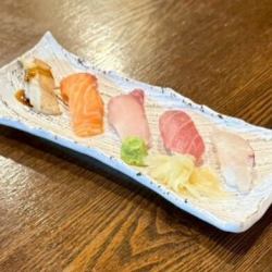 本日のにぎり寿司　５貫