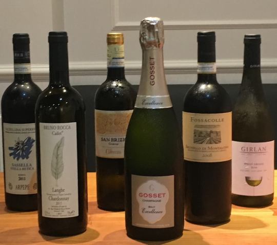 ディナーコースとお料理に合わせてペアリング6杯 (全11品) 13400円
