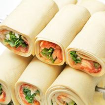 干し豆腐の野菜巻