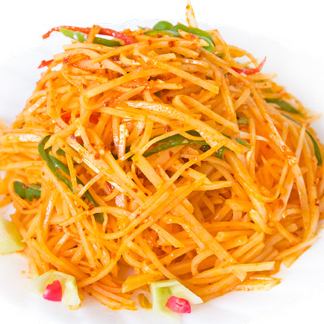 ジャガ芋細切りの和え物