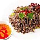 茹でセンマイのゴマソース添え