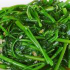 空心菜のニンニク塩味炒め