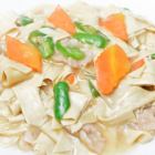 干し豆腐と唐辛子炒め