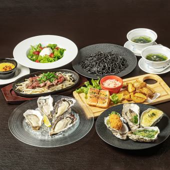 [Perfect for a high-class party!] Special course, 8 dishes for 5,000 yen + 1,500 yen all-you-can-drink, welcome party, farewell party