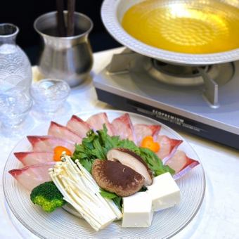 [2.5 hours all-you-can-drink included] Yellowtail shabu course 6 dishes 5,000 yen Welcome party Farewell party Banquet Yoyogi