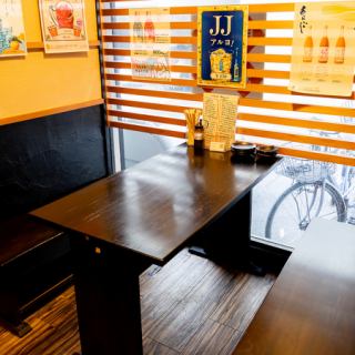 外に面したおすすめのお席♪